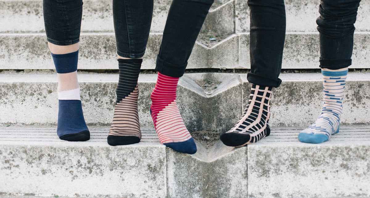 Imaginer des tenues en fonction de la couleur de vos chaussettes
